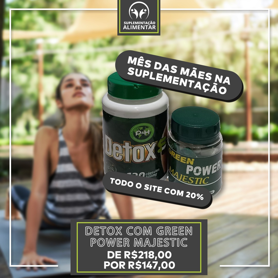 Detox com Green Power Majestic