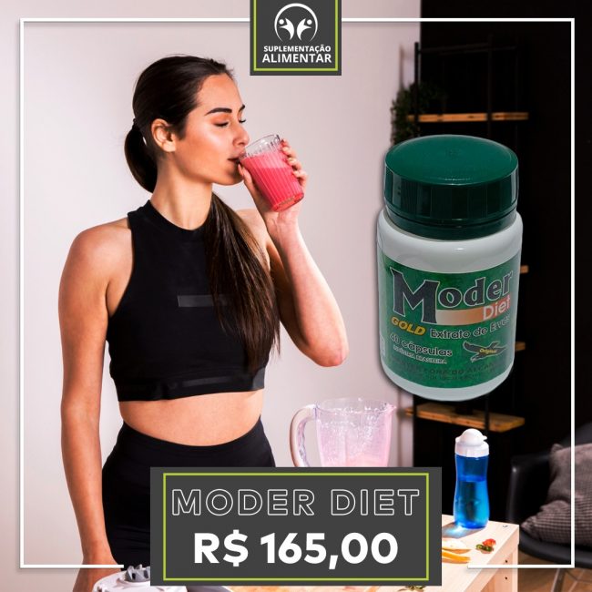 Moder Diet é um produto 100% natural que auxilia a eliminar as toxina